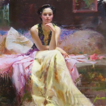 Impresionismo Painting - Pino Daeni 17 bella mujer dama